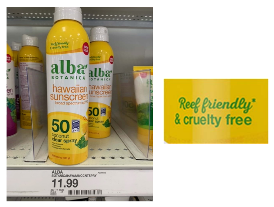 Class Action Alleges 'Reef-Friendly' Alba Botanica Hawaiian Sunscreens  Contain Chemicals Harmful to Coral Reefs
