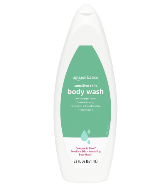 Amazon Basics Hypoallergenic Body Wash Contains Known Skin Irritants, Class Action Alleges