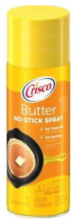 Crisco Pan Release Spray Case