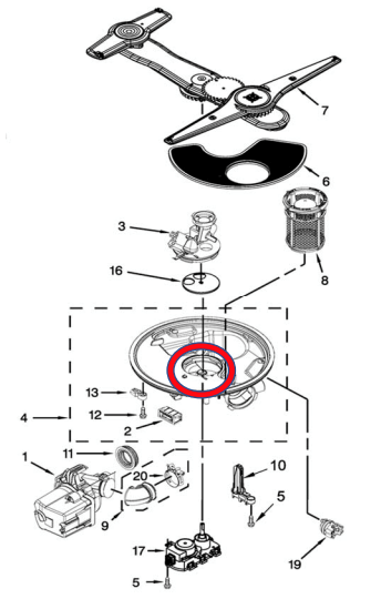 maytag dishwasher diagram