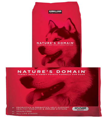 kirkland nature's domain dog food
