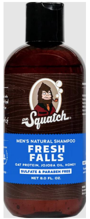 Dr. Squatch class action alleges shampoo falsely advertised as