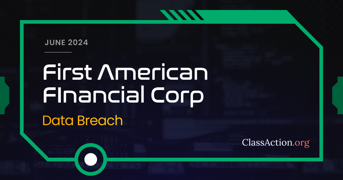 First american financial corporation data breach classaction