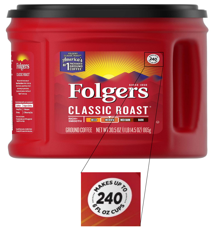 Class Action Claims Folgers Grossly, How Many Tablespoons Of Folgers Coffee Per Cup