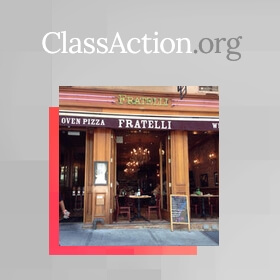Fratelli Pizza & Wine Bar Sliced with Class Action Over Unpaid Wages