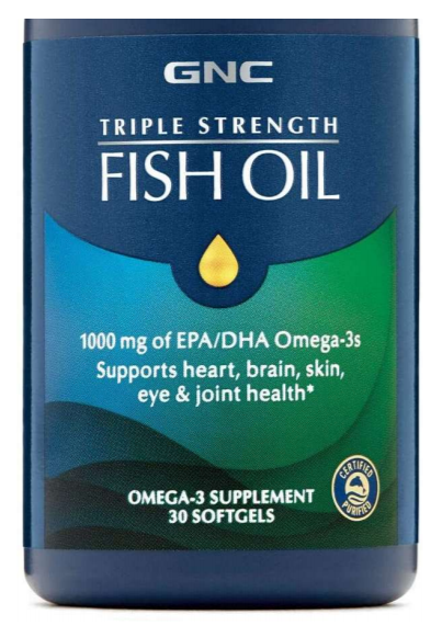 GNC fish oil allegedly contains no fish oil