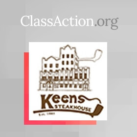 Owners of Keens Steakhouse Grilled with FLSA Class Action