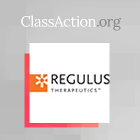 Regulus Therapeutics, Two Top Execs Pegged with Securities Class Action