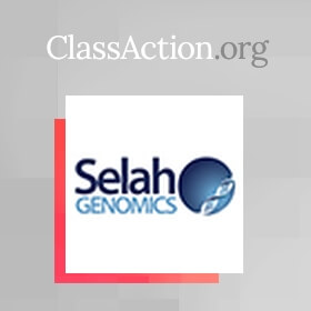 Fraud Class Action Filed Against Selah Genomics