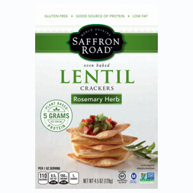 Lawsuit Claims Saffron Road Lentil Crackers Don’t Live Up to Their Advertising