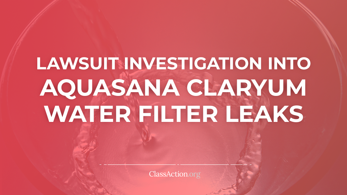 Aquasana Filter Leaking Lawsuit Claryum