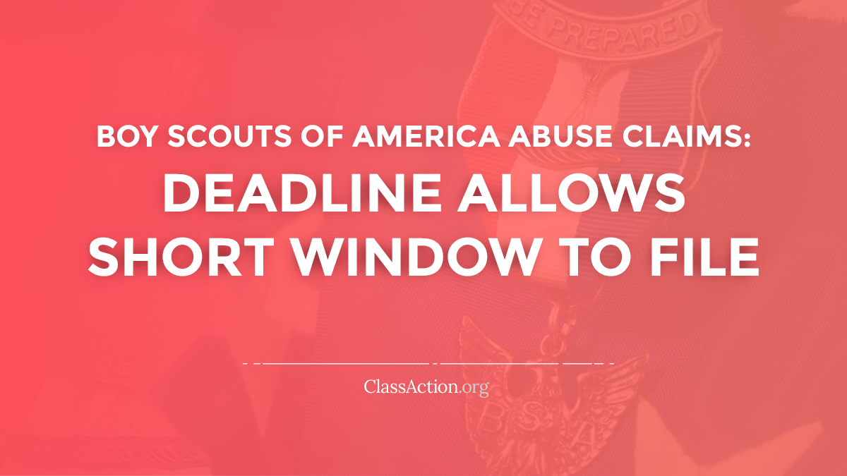 Boy Scouts Abuse Lawsuits November Deadline