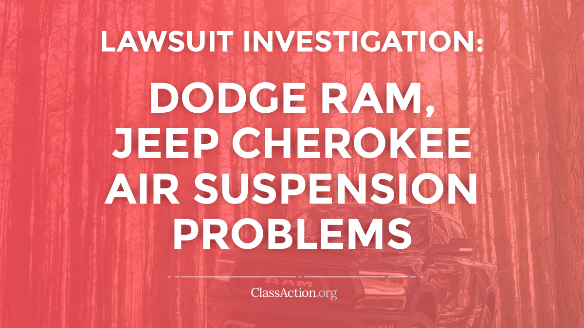 Dodge Ram Jeep Cherokee Air Suspension Lawsuits