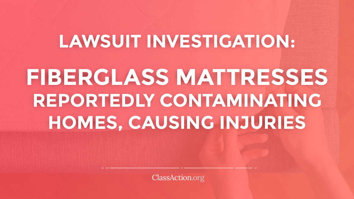 how to get rid of fiberglass from mattress