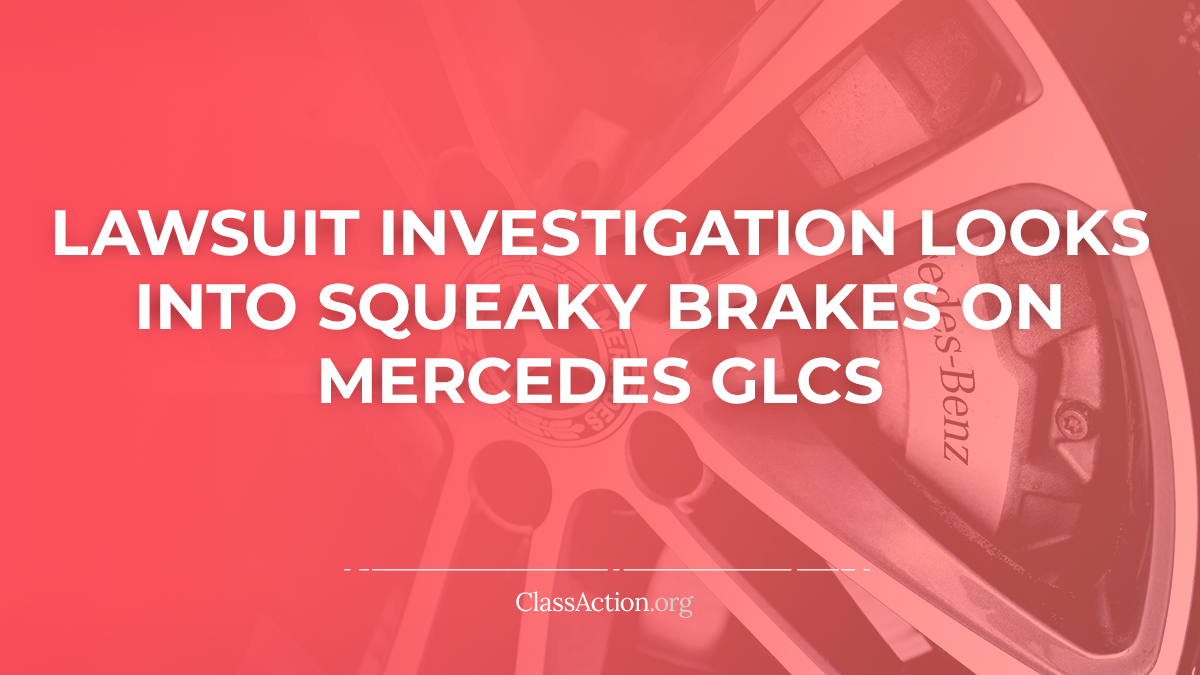 MercedesBenz GLC Brakes Squeaking Lawsuit