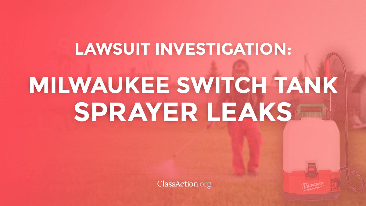 Milwaukee Switch Tank Leaks Backpack Sprayer