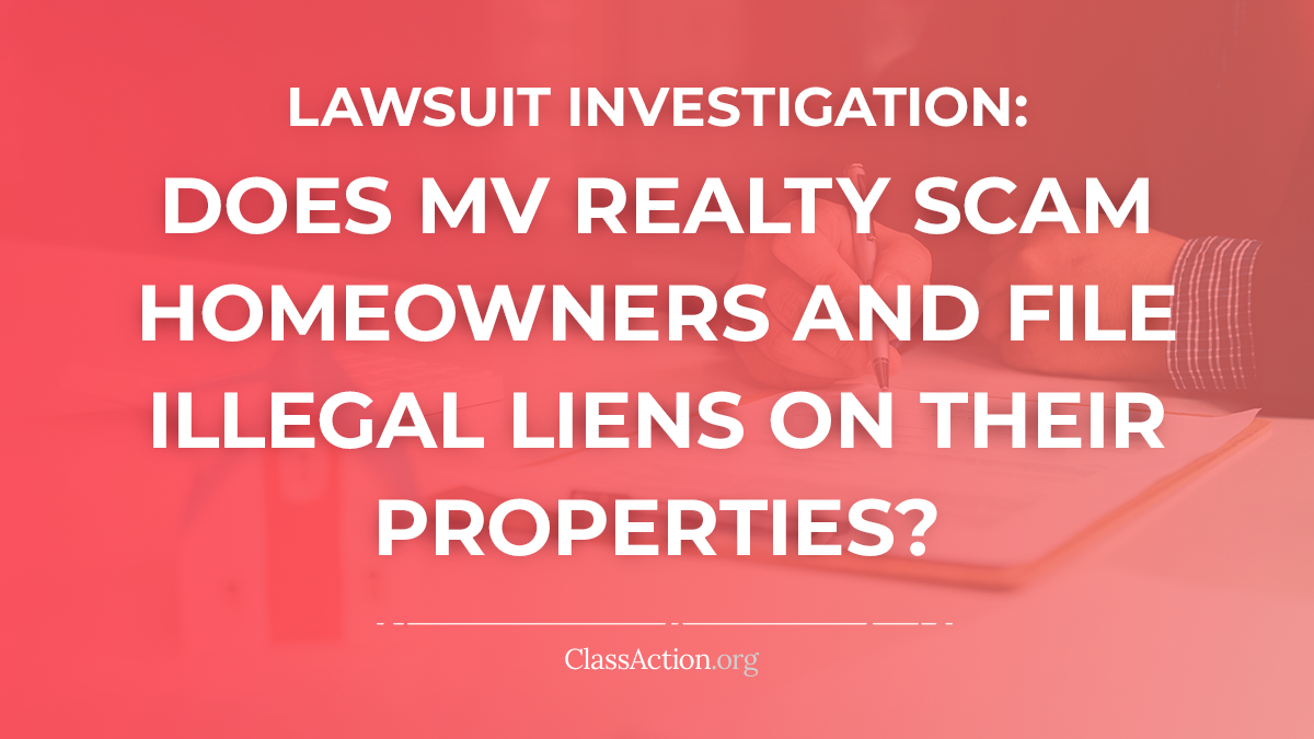 MV Realty Lawsuit Scam, Legit, Lien? Complaints