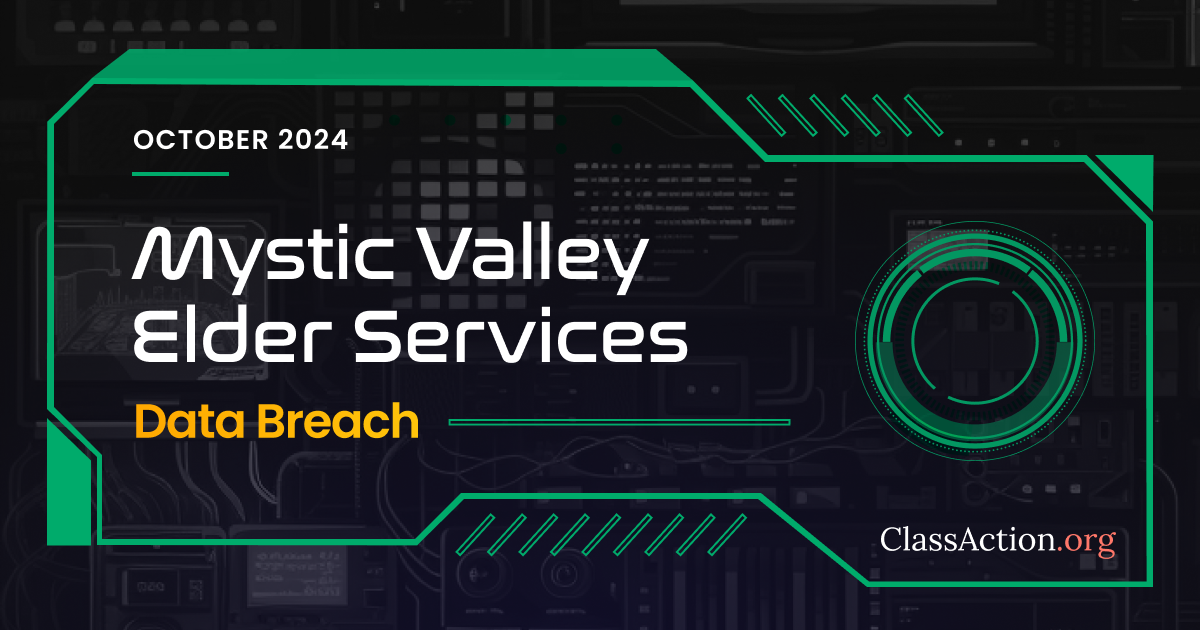 Mystic Valley Elder Services Data Breach Lawsuit | ClassAction.org