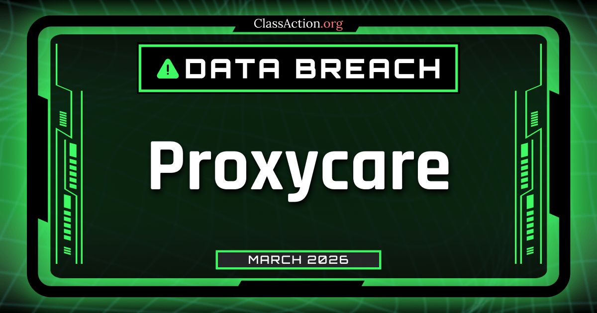 Proxycare Data Breach Reported Attorneys Og Proxycare March 2026 Data Breach 