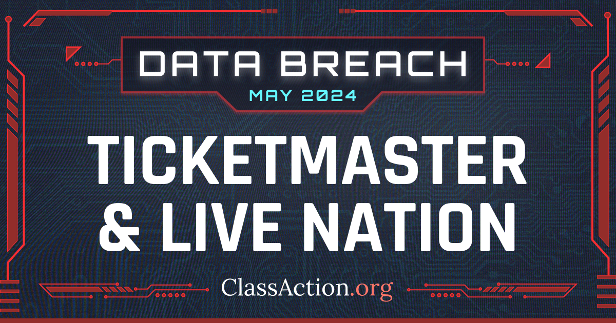 ticketmaster data breach 2024 class action