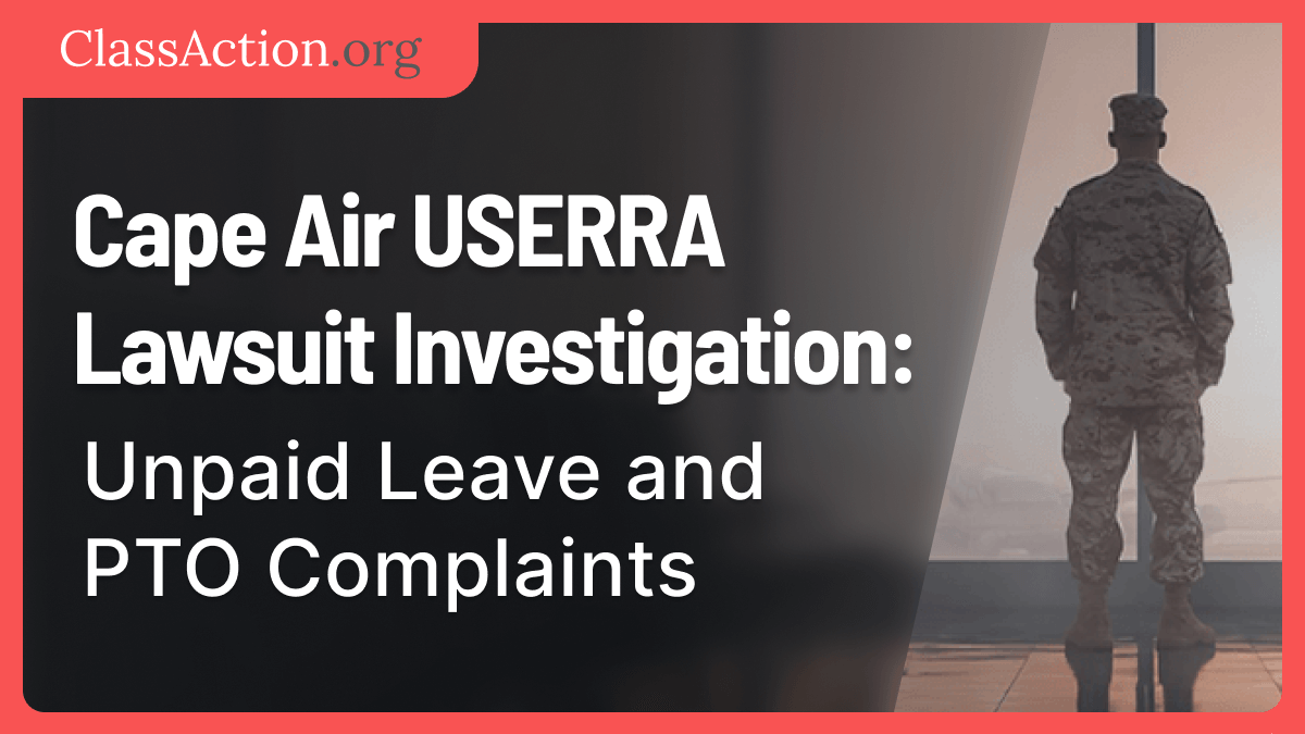 Cape Air USERRA Lawsuit | Unpaid Leave and PTO Complaints