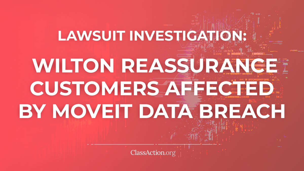 Wilton Re Data Breach Lawsuit