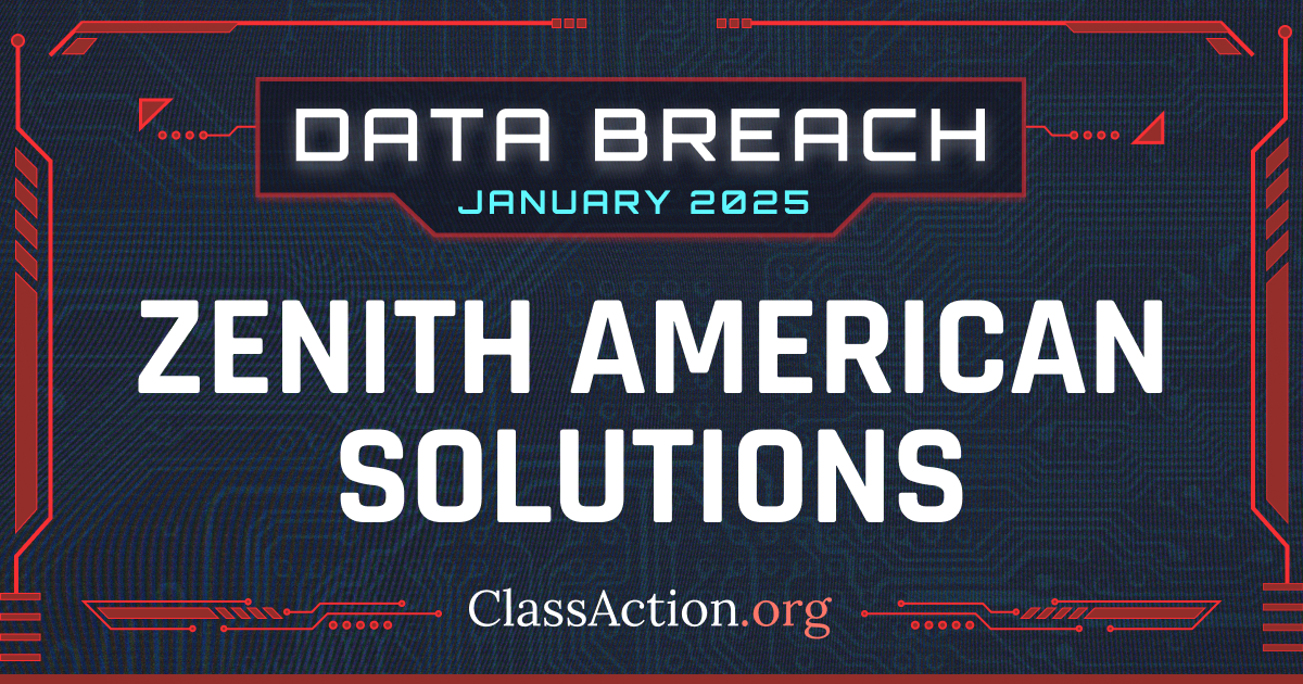Zenith American Solutions Data Breach Lawsuit Investigation