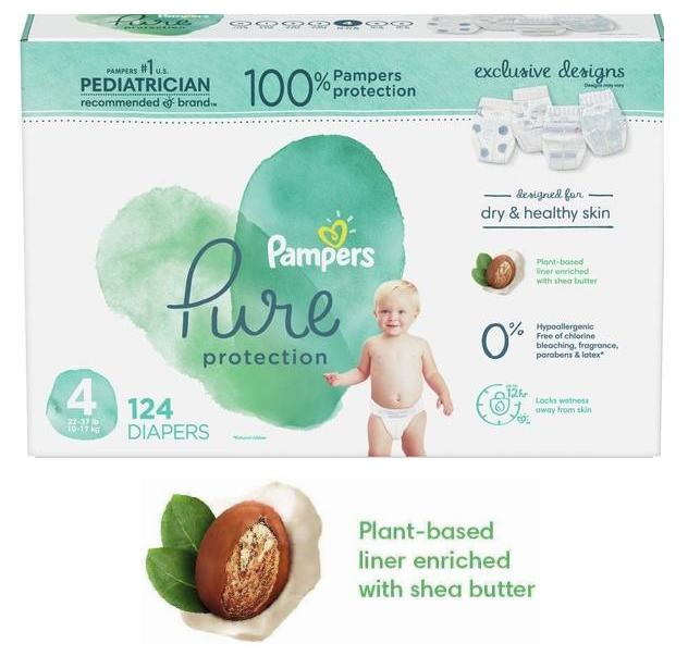 Pampers Pure Protection Diapers Not as Plant-Based as Advertised, Class  Action Claims