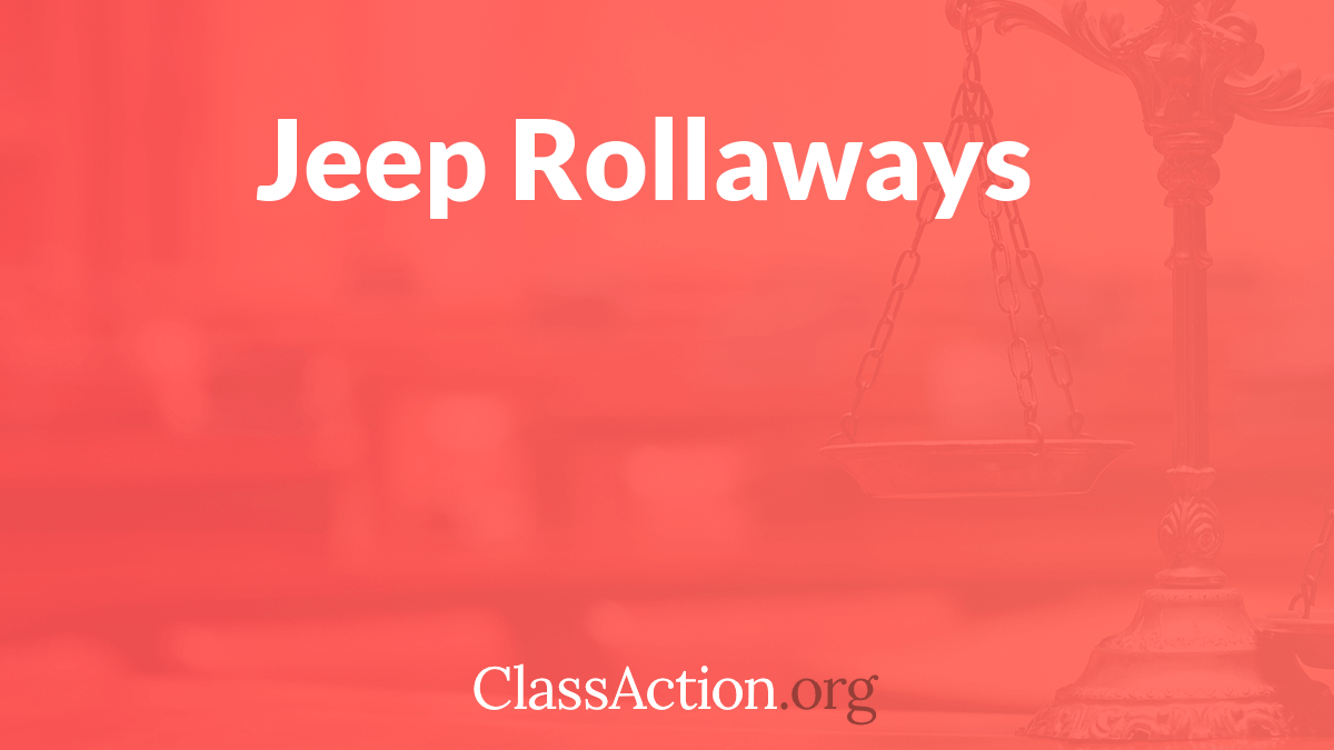 Jeep Roll Away Lawsuits SUV Recall