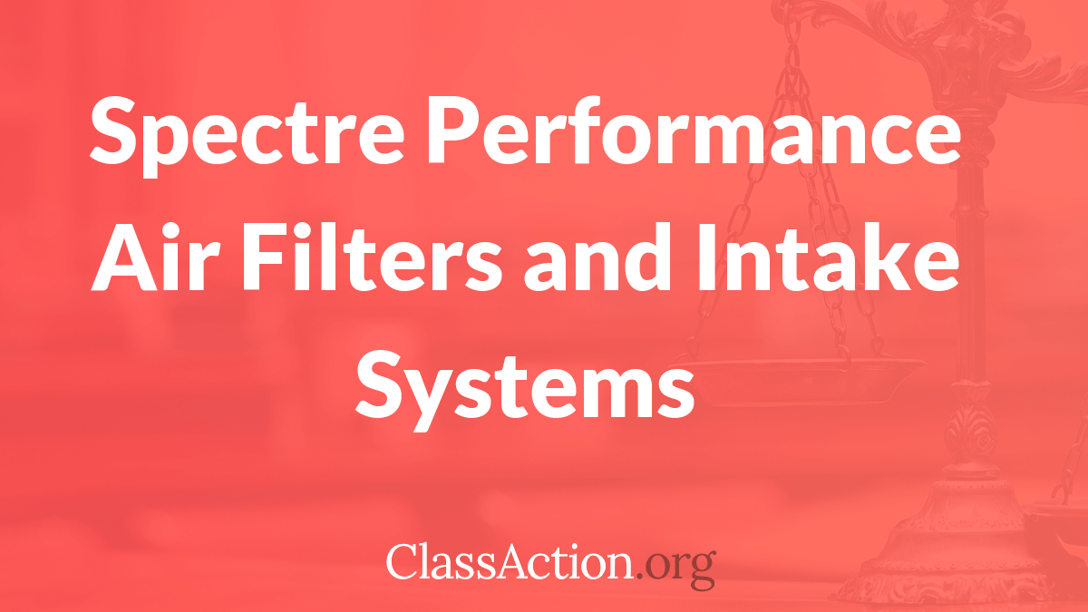 Spectre Air Filter Oil Chart