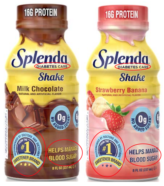 Splenda Products Not Suitable for Diabetics as Advertised, Class Action