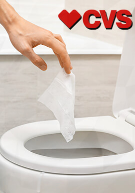 Class Action Alleges CVS ‘Flushable’ Wipes Not Safe to Flush Despite Label Claims