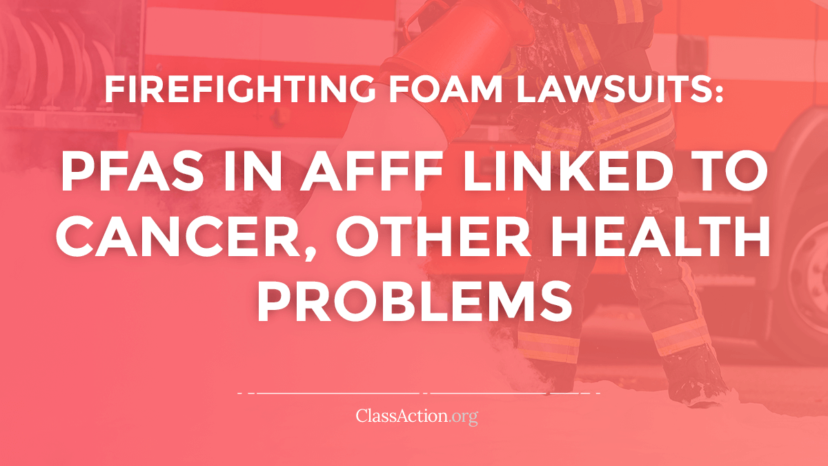 Firefighting Foam Lawsuit