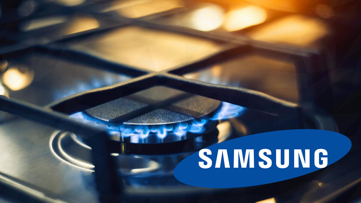 samsung electric range burner too hot