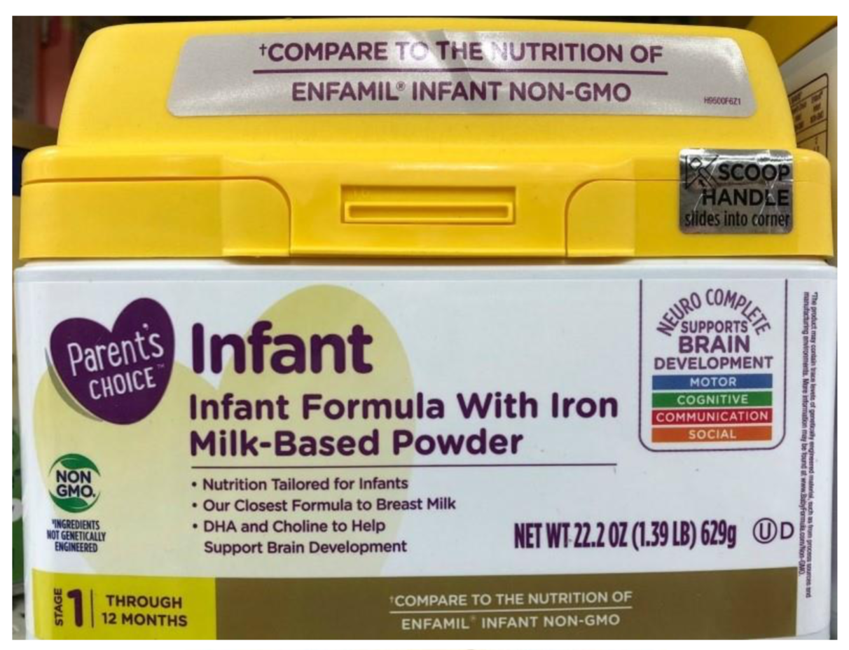 parents choice yellow formula
