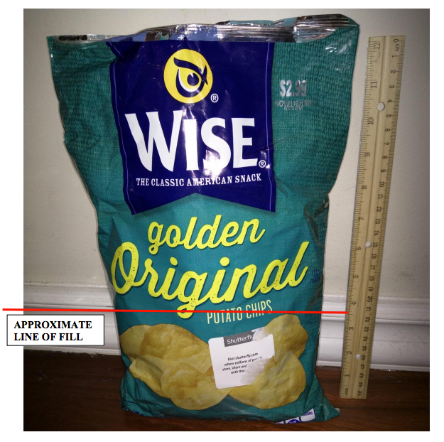 Wise Slack-Fill Potato Chip Bag